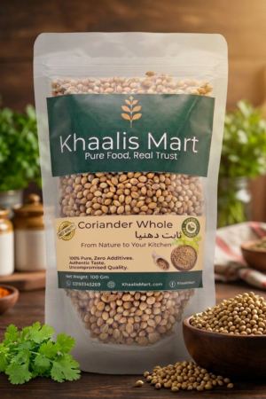 Khaalis Mart Coriander Whole (Dhanya) - 100g