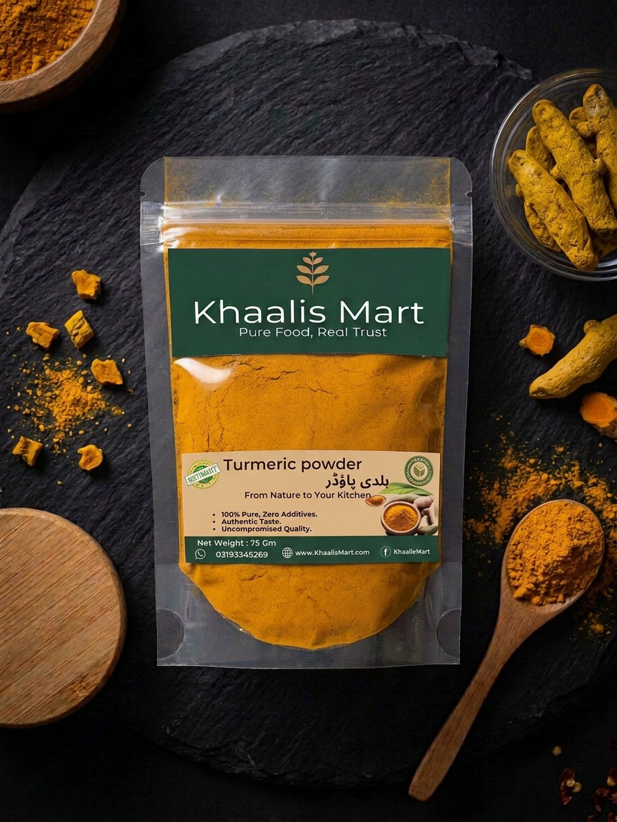 Khaalis Mart Turmeric Powder - 75g
